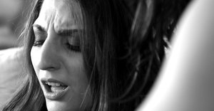 18 year old girl Kim Kennedy takes a cumshot in mouth during BDSM sex